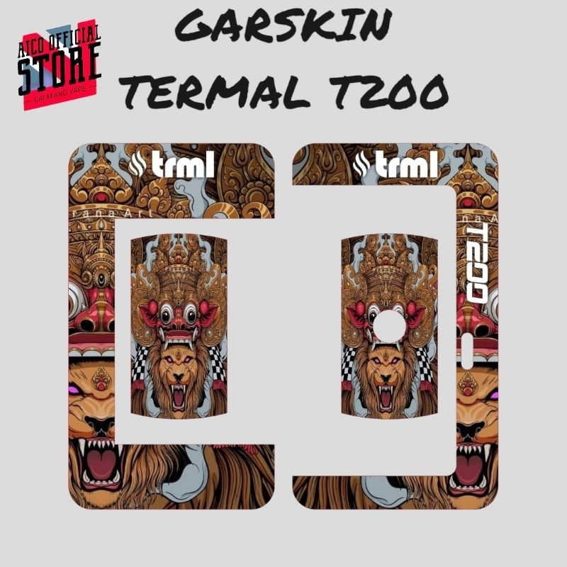 

DICOCUSTOM - Stiker Garskin TERMAL T200 Bodi Luar Original Desain Bisa Custom