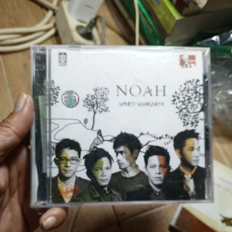 jual CD kfc NOAH, SEPERTI SEHARUSNYA, segel, cuma 1, original