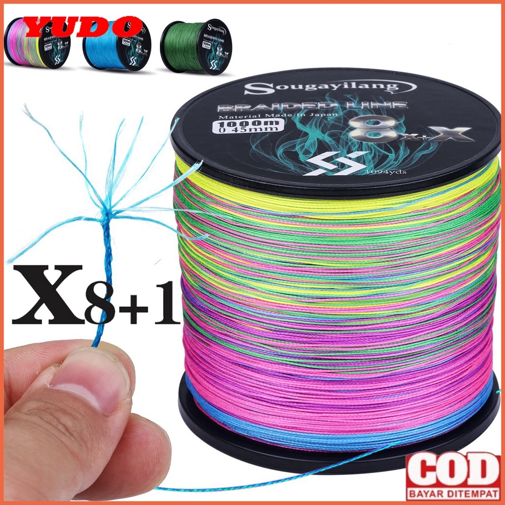 ART D1C9 Senar Pancing PE 3M 5M 81X Strands Braid Fishing Line PE Fishing Line Strong Abrasion Resis