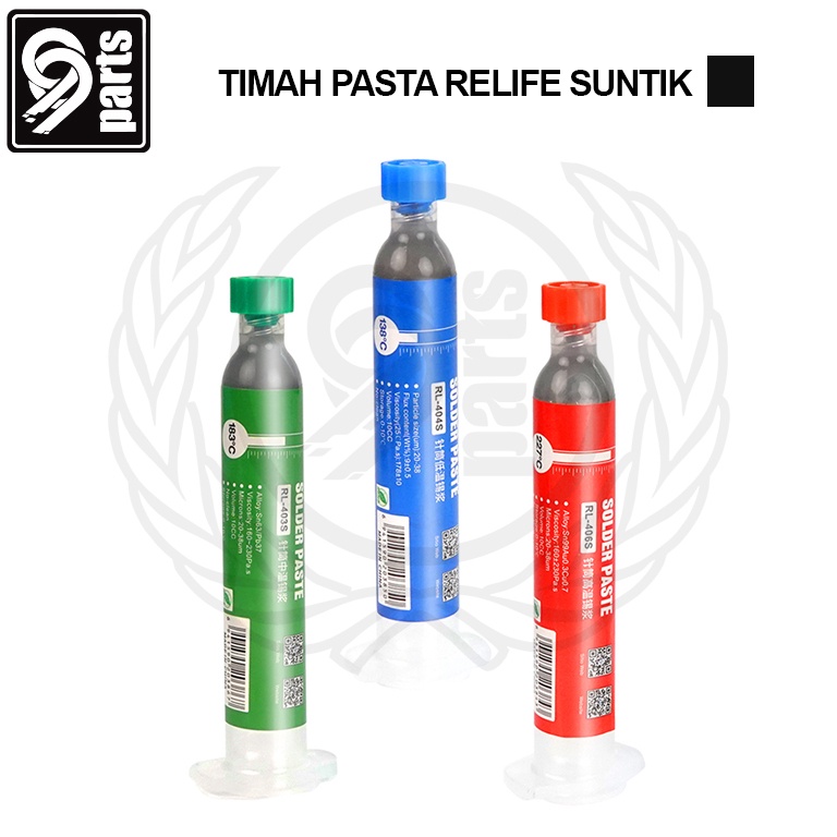 Sangat Nyaman Timah Pasta Relife RL43S 183 Derajat 1CC  Timah Pasta Relife RL44S 138 Low Temperatur 