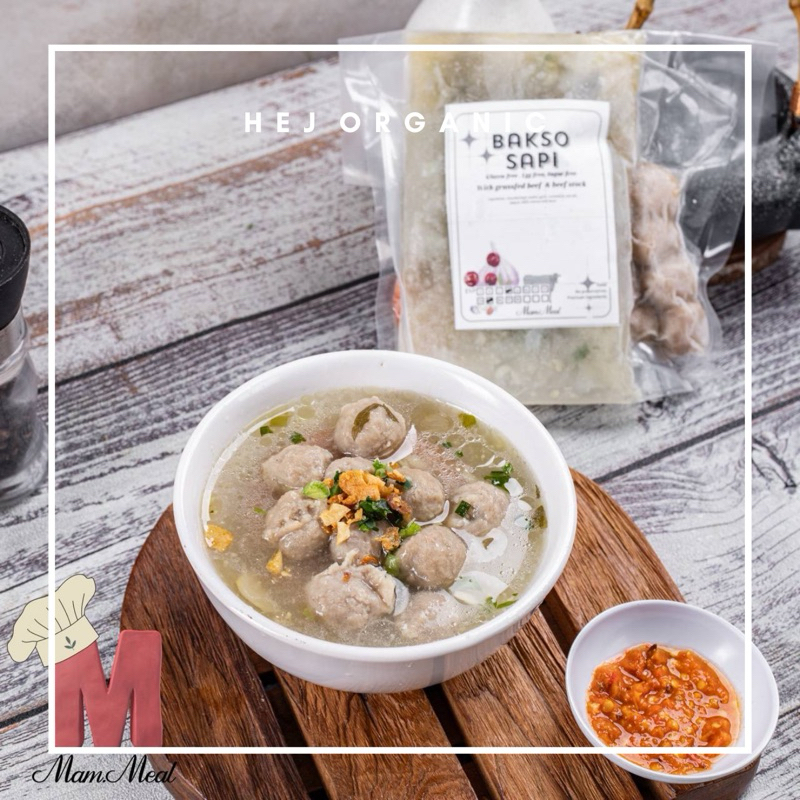 

Bakso Sapi Grassfed Tanpa Telur Set Kuah Kaldu By Mam Meals