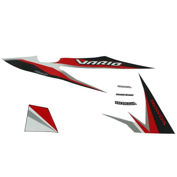 HGP 871X0-K46-N60ZCR Sticker Body Set Kanan Putih Honda Vario 110 eSP