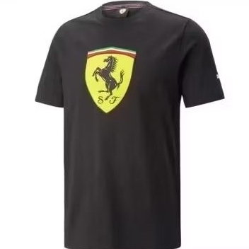 Puma Scuderia Ferrari Kaos Pria Hitam Size M Original