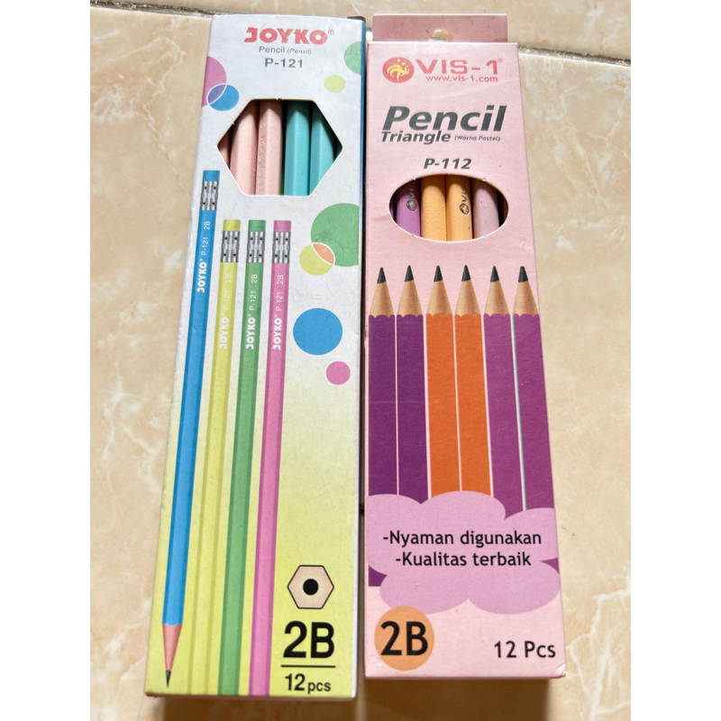 

Pensil Joyko 2 B P-121 & Pensil ViS-1 P-112