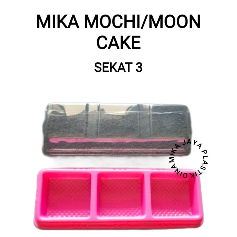 Mika Mochi/mika moon cake/mika sekat 3 isi 5