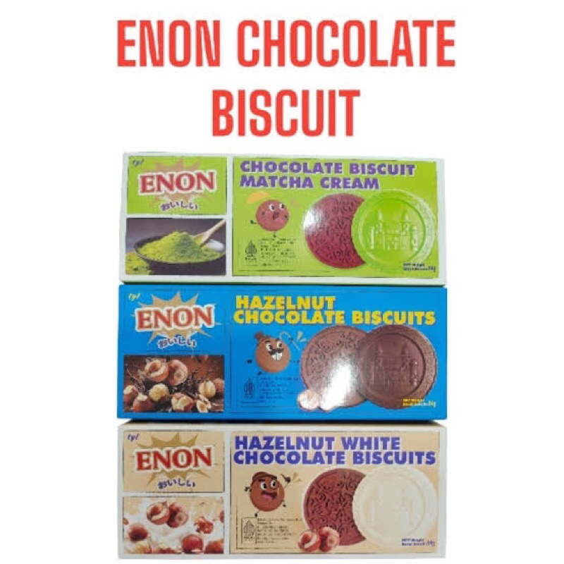 

Enon Hazelnut Chocolate Biscuit 84gr