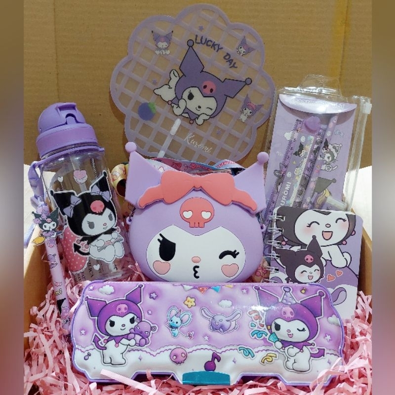 Hampers anak Kuromi Set Kado Kuromi Kado Anak Kuromi Kado Anak Sanrio Kado Anak Unicorn Kado Anak LO