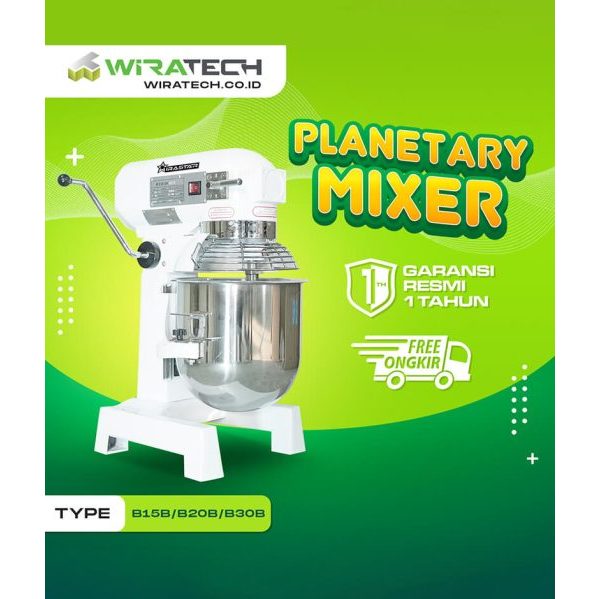 MIXER ROTI DAN KUE WIRATECH 10 DAN 20 L