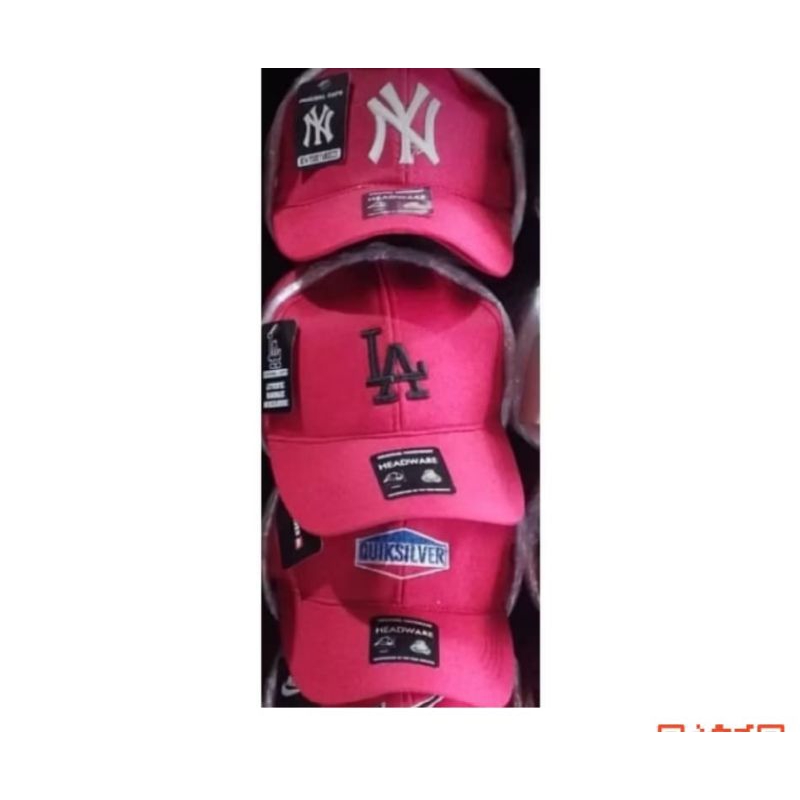 topi wanita premium pink