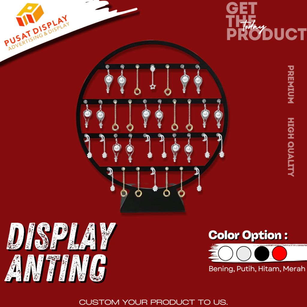 Display Anting / Display anting akrilik / Tempat anting variasi