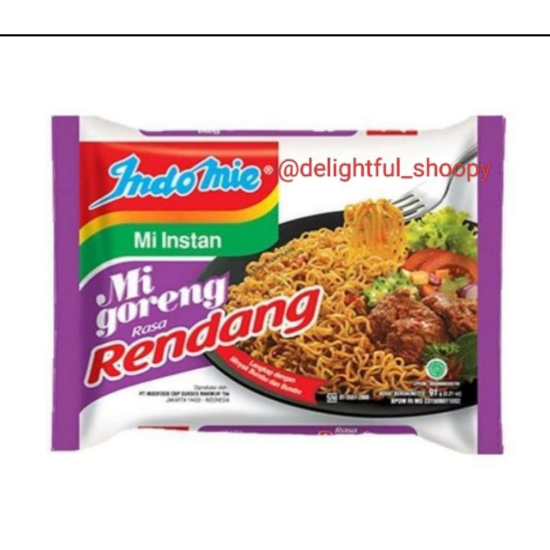 

INDOMIE GORENG RASA RENDANG - 1 PCS