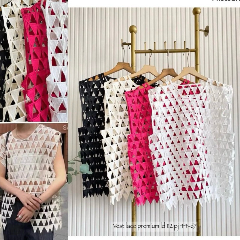 Vest Bordir Riana Vest Fashion Wanita Korean Look - Outer Vest Hijab Casual Office look