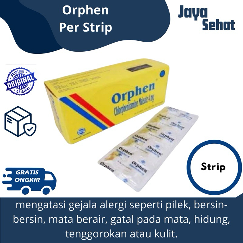 ORPHEN CTM-Alergi & Gatal (Per Strip)