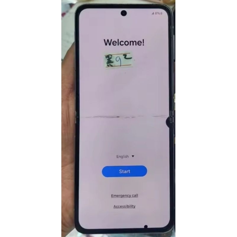 HANYA LCD Z FLIP 3 minus ringan