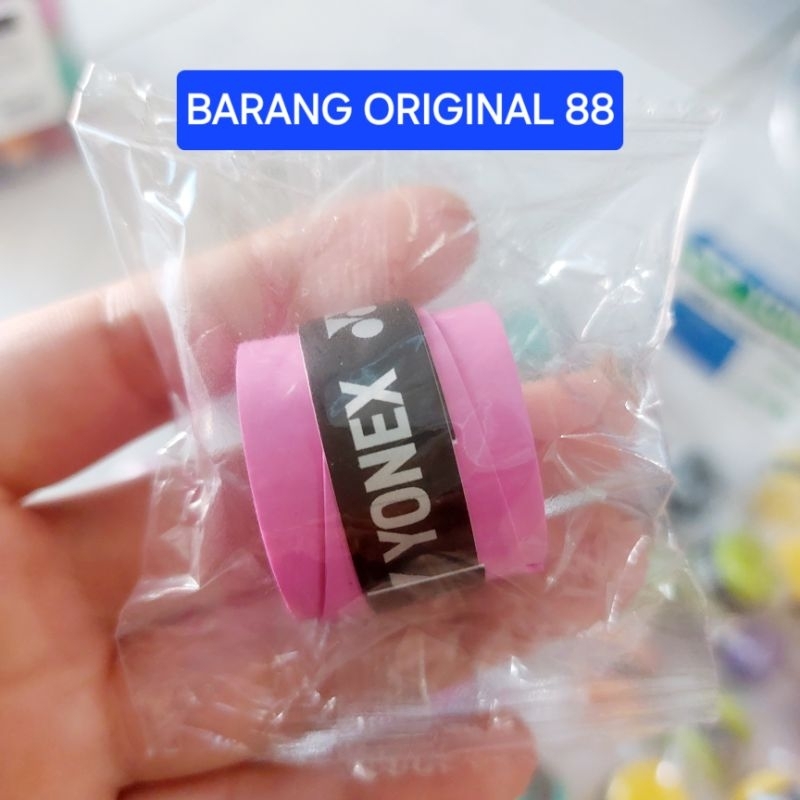 BUKA 24 JAM GRIP YONEX ORIGINAL 100% KARET ASLI RAKET BADMINTON ANTI BASAH SLIP SUPER GRAP AC 102 IM