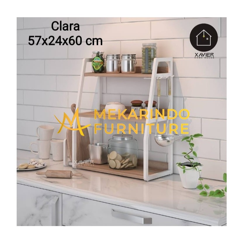 Xavier KABINET RAK / KABINET DAPUR CLARA