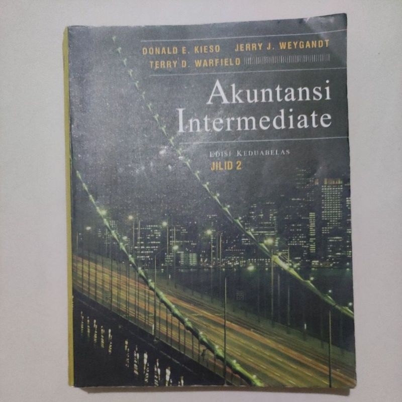 Buku Second Akuntansi Intermediate Donald E Kieso Jeffry Weygandy