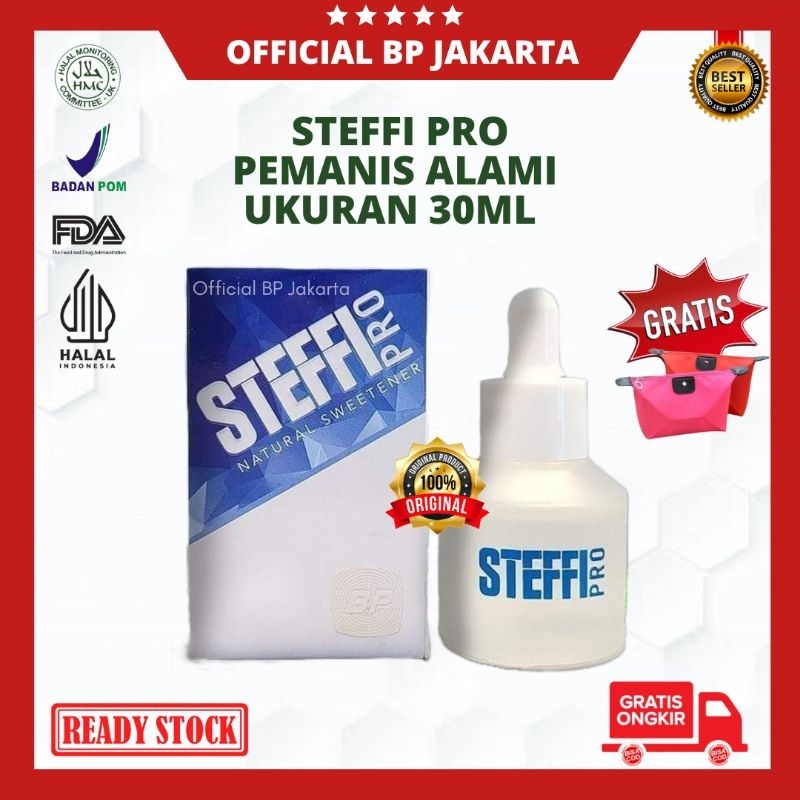 

STEFFI PRO PEMANIS ALAMI DAUN STEVIA | PENGGANTI GULA | PEMANIS ALAMI DIABETES | DIET SEHAT NOL KALORI | ISI 30ML HALAL BPOM