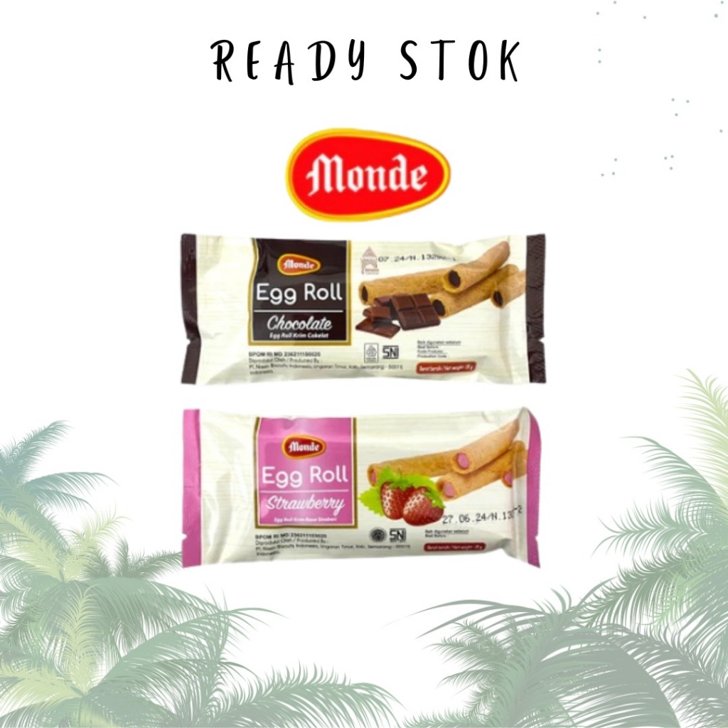 

Monde Egg Roll Chocolate Strawbery 35gr (PCS)