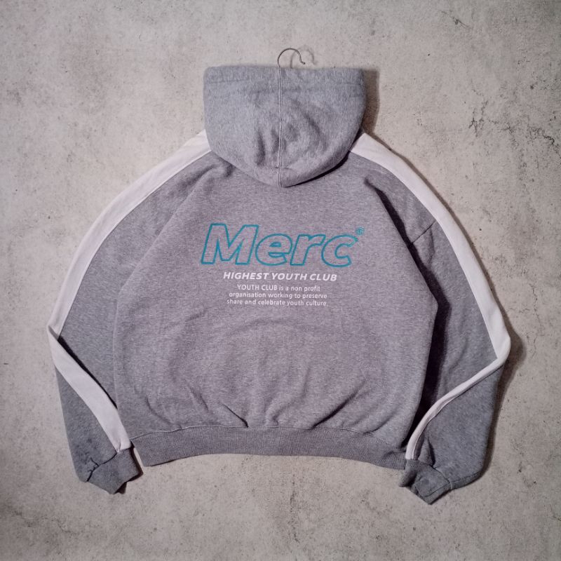 Hoodie Zipper Boxy Acover Merc