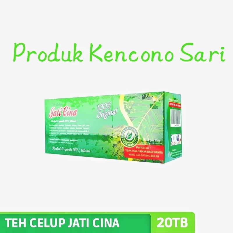 

Teh Jati China Celup Kencono Sari Pembersih Usus Detoksifikasi Daun Sena