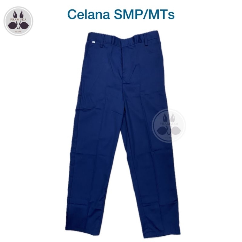 

Celana Panjang SMP/MTs Saku Tutup | Celana Biru Dongker/Navy
