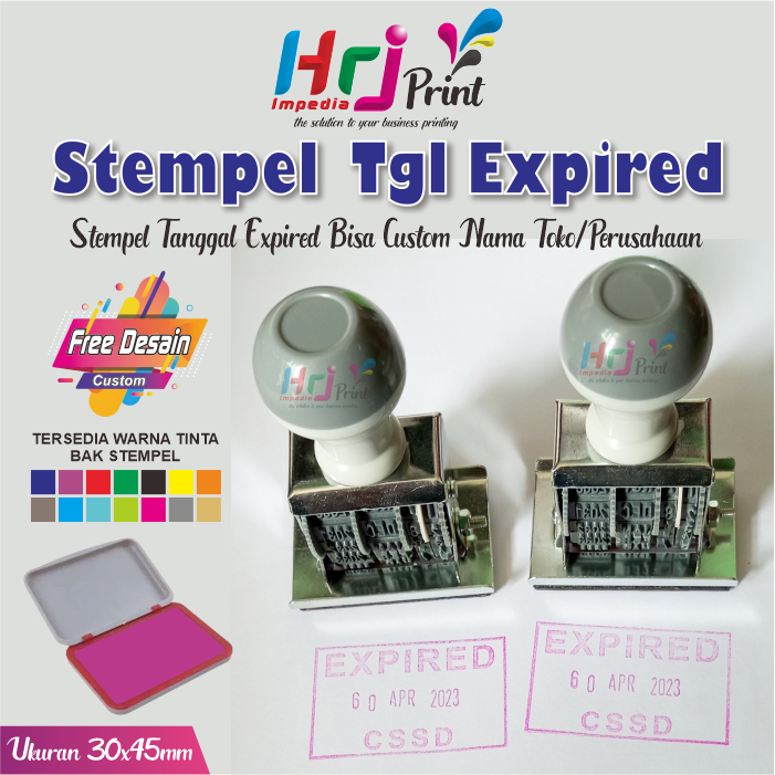 Stempel expired date custom | Stempel Tanggal Custom | Stempel tanggal bulan tahun custom tulisan