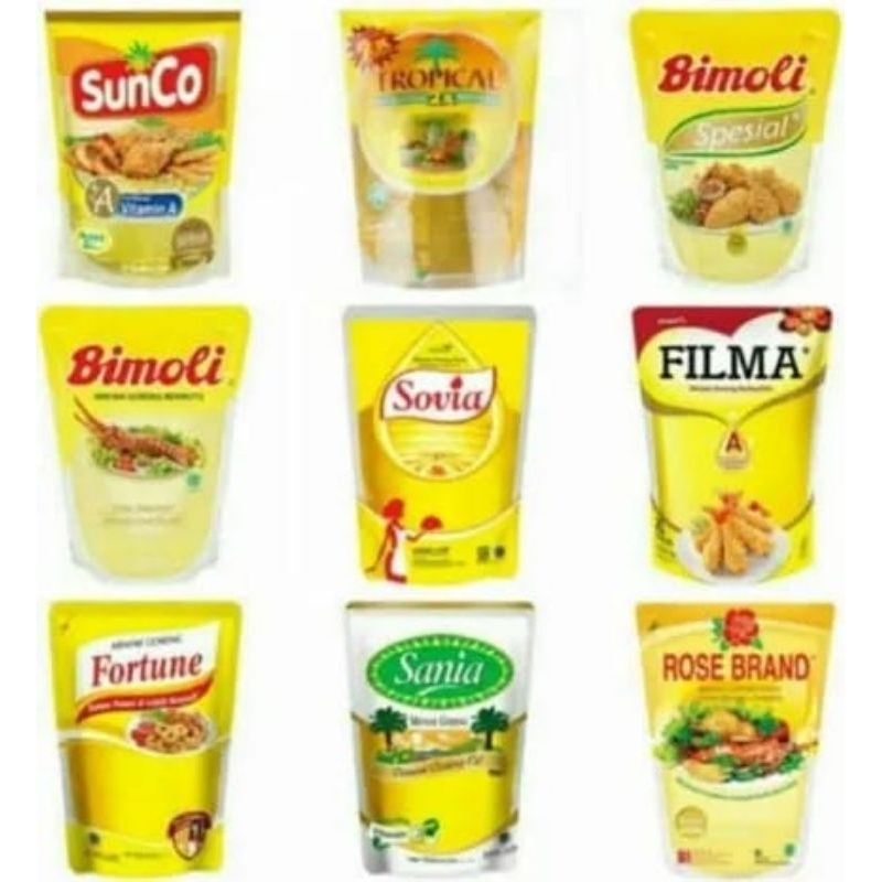 

MINYAK GORENG PREMIUM KEMASAN 2L x 6pcs & 1L 12pcs