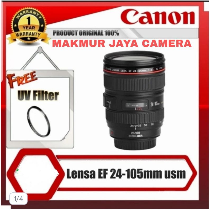 LENSA CANON 24-105MM F4 L IS USM