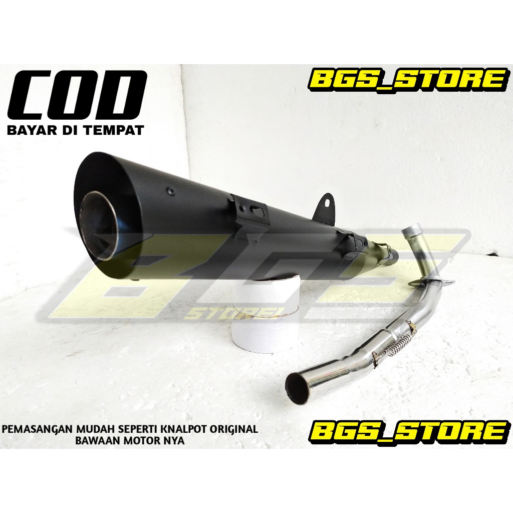 KNALPOT TSUKIGI STANDAR RACING KHARISMA KIRANA SUPRA FIT X 125 ABSOLUTE REVO Dll