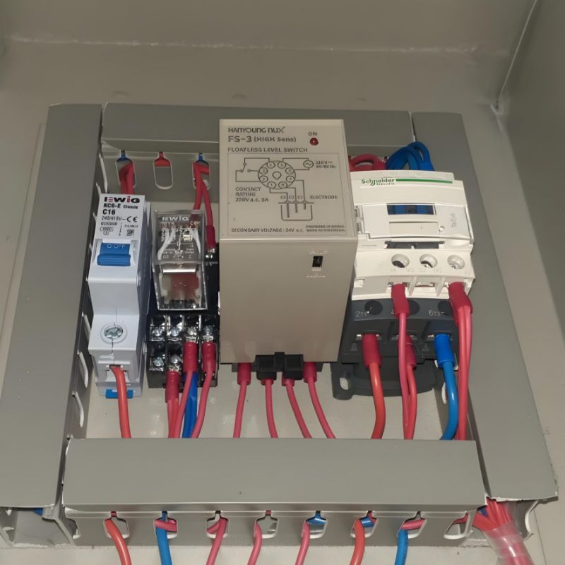 panel pompa submersible 1phase wlc hanyoung