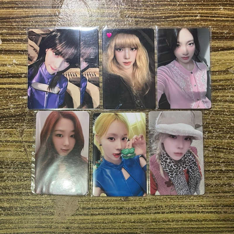 [UBAH KE J&T] aespa Girls Armageddon Photocard PC POB Mumo R1 Giselle QQ Ningning Winter Karina
