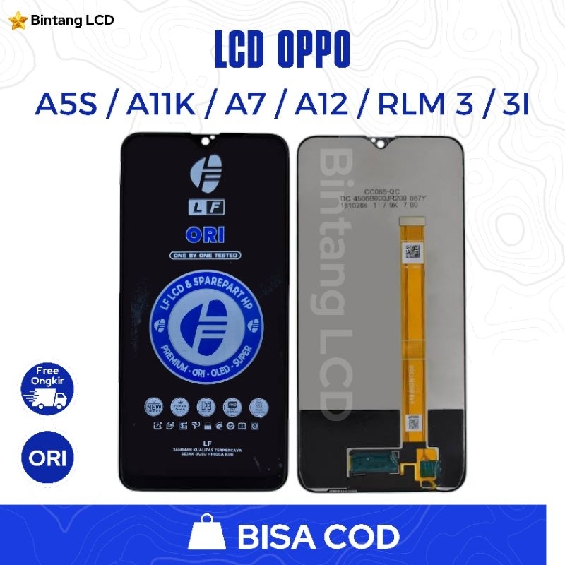 [ COD ] LCD Oppo A5s / A12 / A11k / A7 / Realme 3 / Realme 3i Original Fullset Touchscreen Life Futu