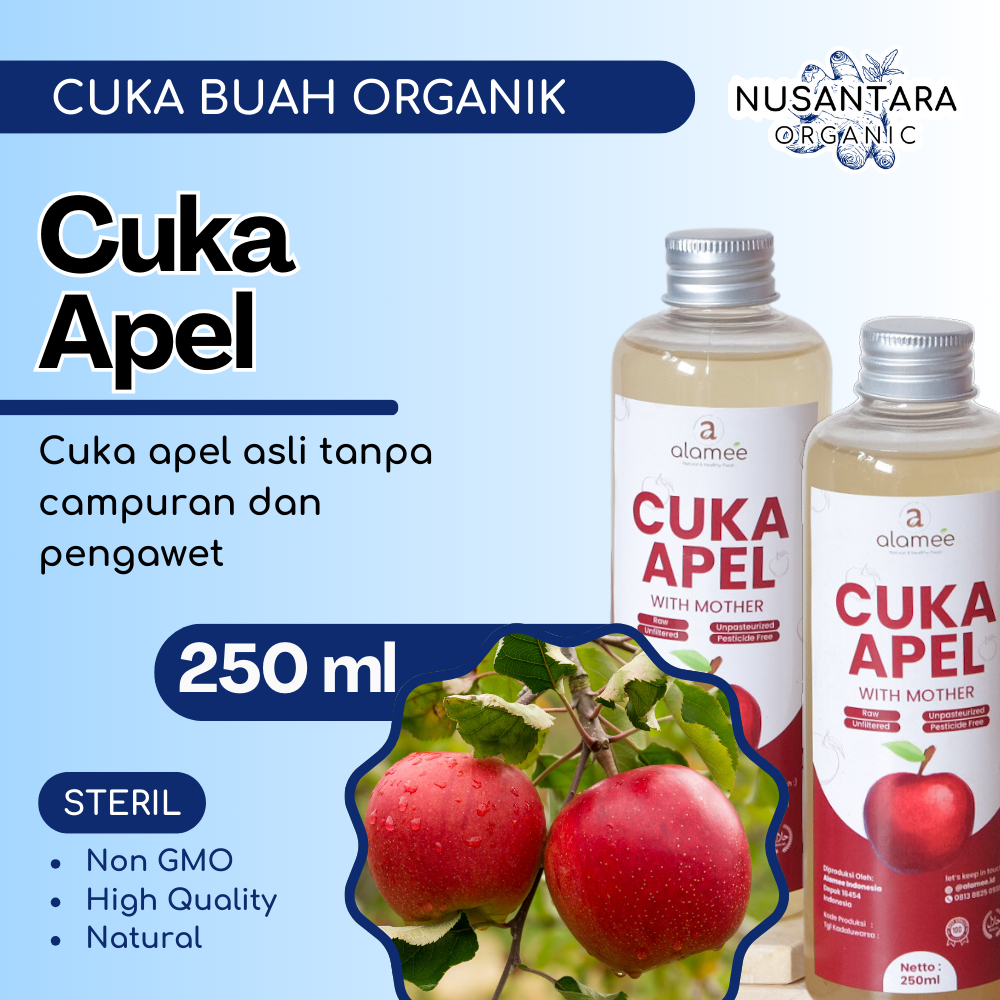 

Apple Cider Vinegar With Mother Alamee Cuka Apel Minuman Diet Detoks Sari Buah 250ml