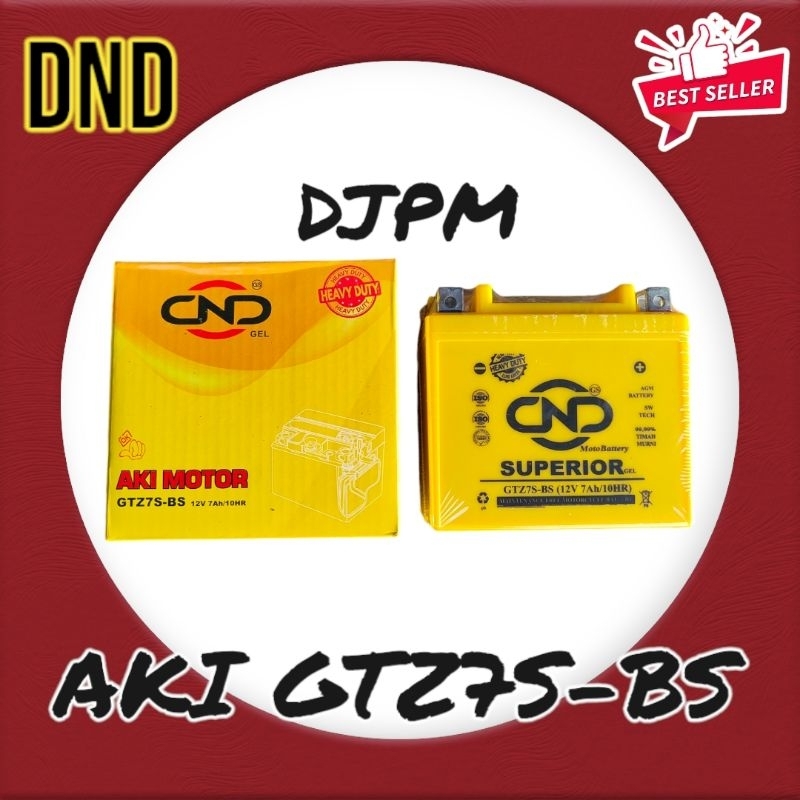 Aki GTZ7S 7AMPER GEL Satria FU GSX KLX 150 AEROX Lexi Freego Vario 125 150 PCX CBR 150 DND