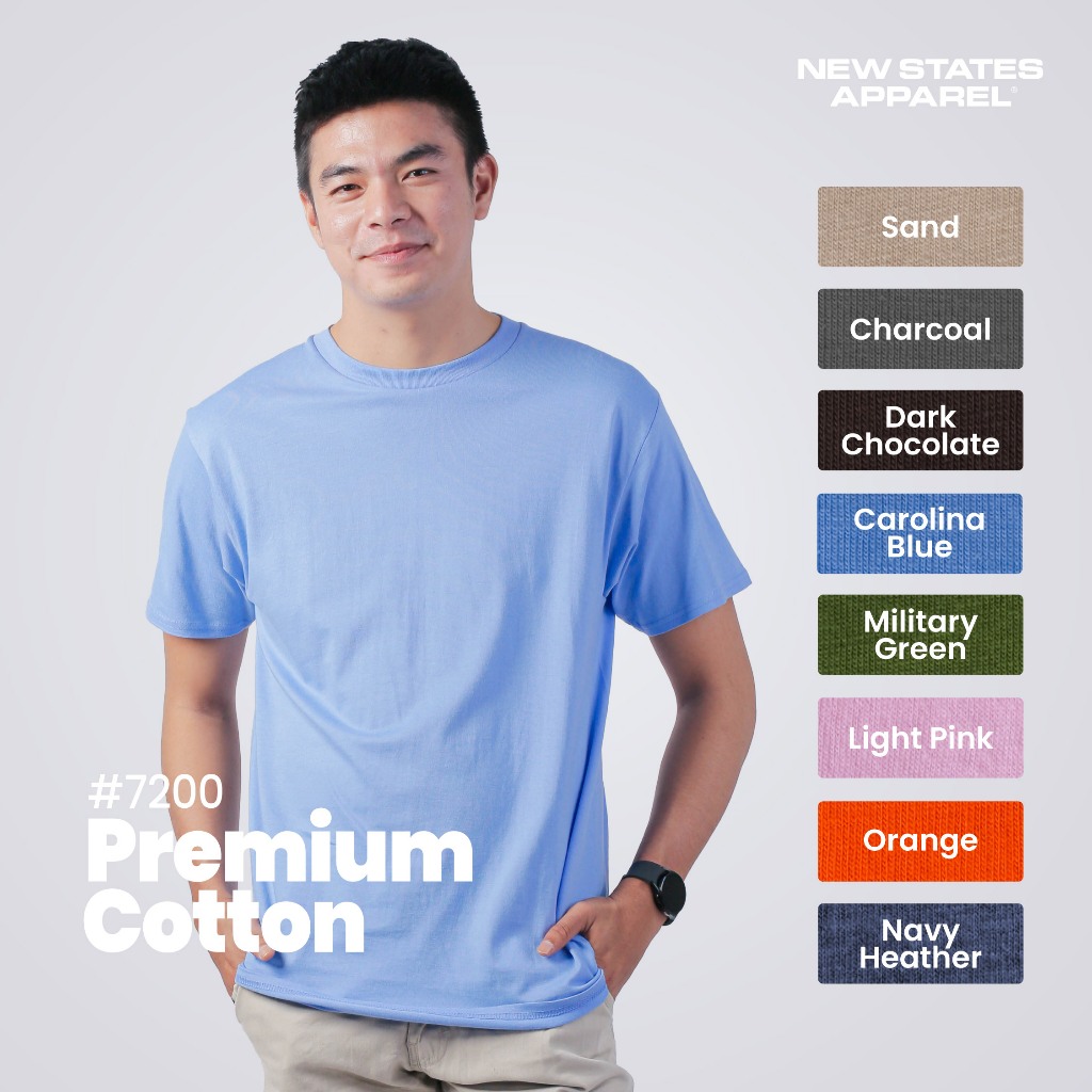 Kaos Polos New States Apparel 7200 (2)