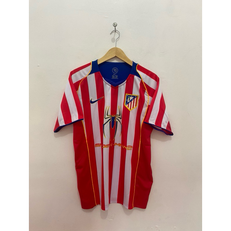 Jersey Retro Rare Atletico Madrid Home 2004 2005 F.TORRES