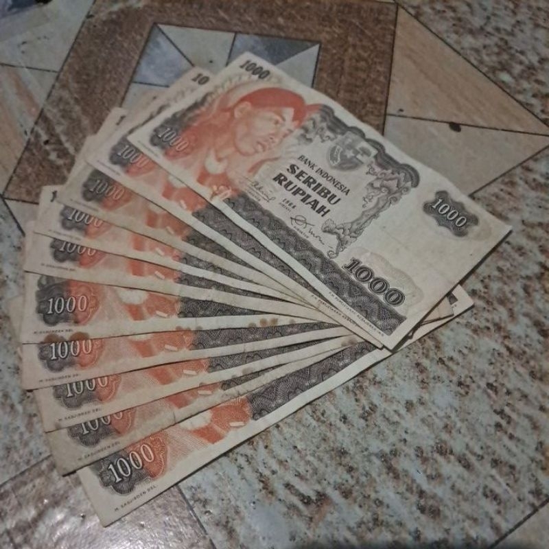 pecahan 1000 jendral sudirman thun 1968