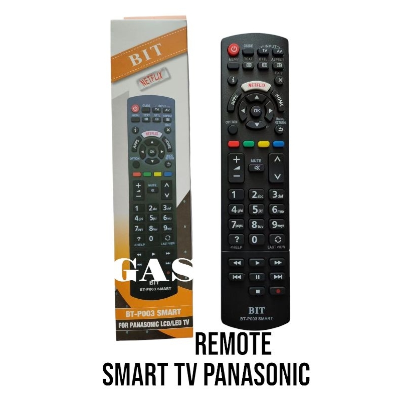Remote tv Panasonic smart tv BIT Visero