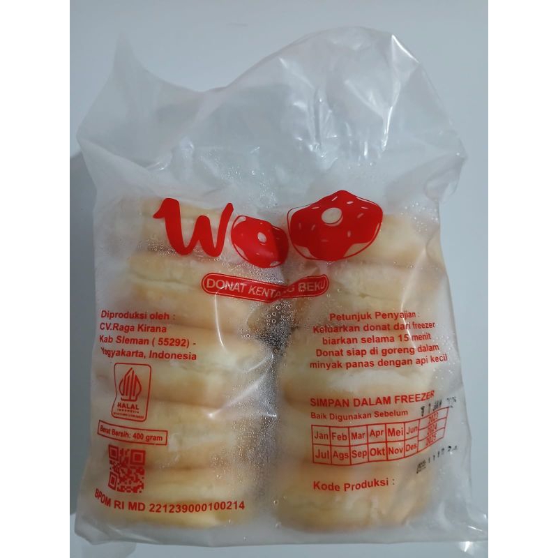 

donat kentang frozen Woo Donat isi 10 pcs