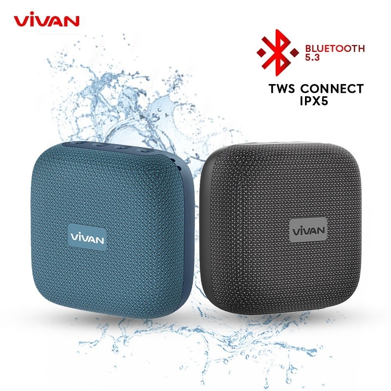 Speaker Vivan VS3 / Mini Speaker Bluetooth Vivan VS3 Portable Bluetooth 5.3 IPX5 TWS Connect