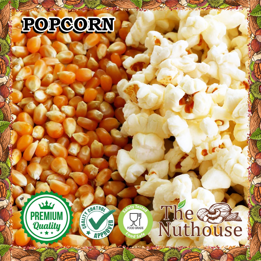

100gr Popcorn RAW / Jagung Pop Corn Mentah - Butterfly / Mushroom [Import 100% Natural]