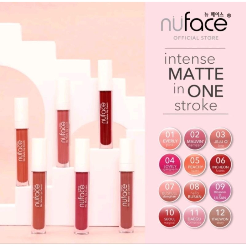 NUFACE LIPCREAM MATTE