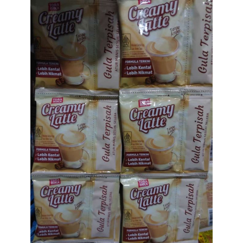 

KOPI TORABIKA CREAMY LATTE 22GR 10SC