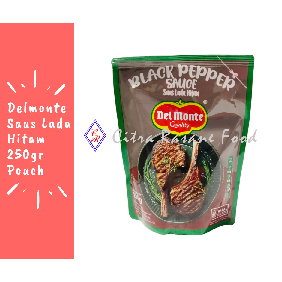 

Delmonte Saus Lada Hitam / Black Pepper Sauce / Blackpepper Sauce 250gr Kemasan Pouch