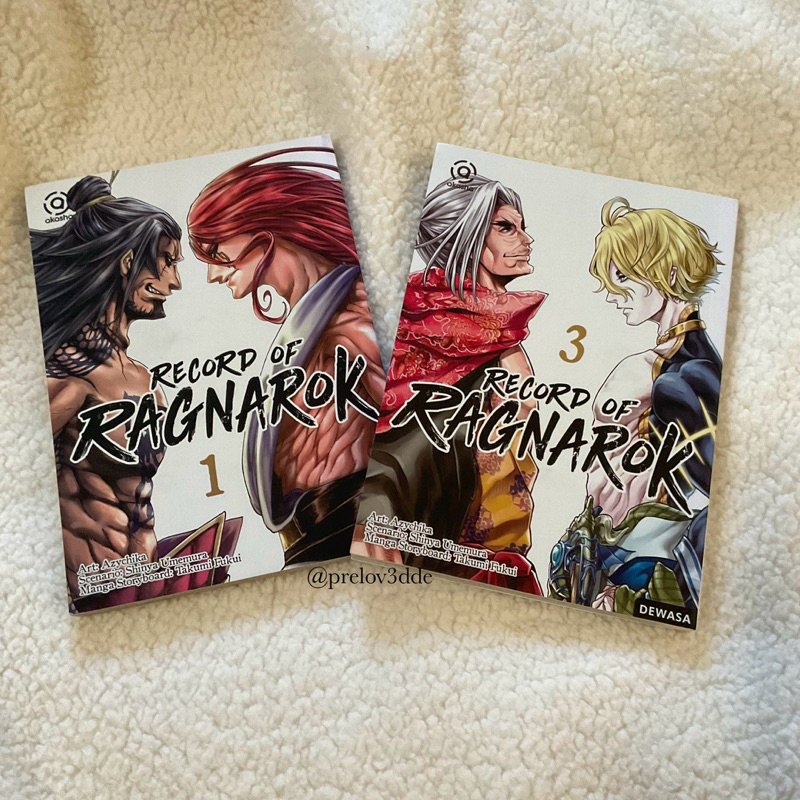 [preloved] komik record of ragnarok vol. 1&3 bahasa indonesia