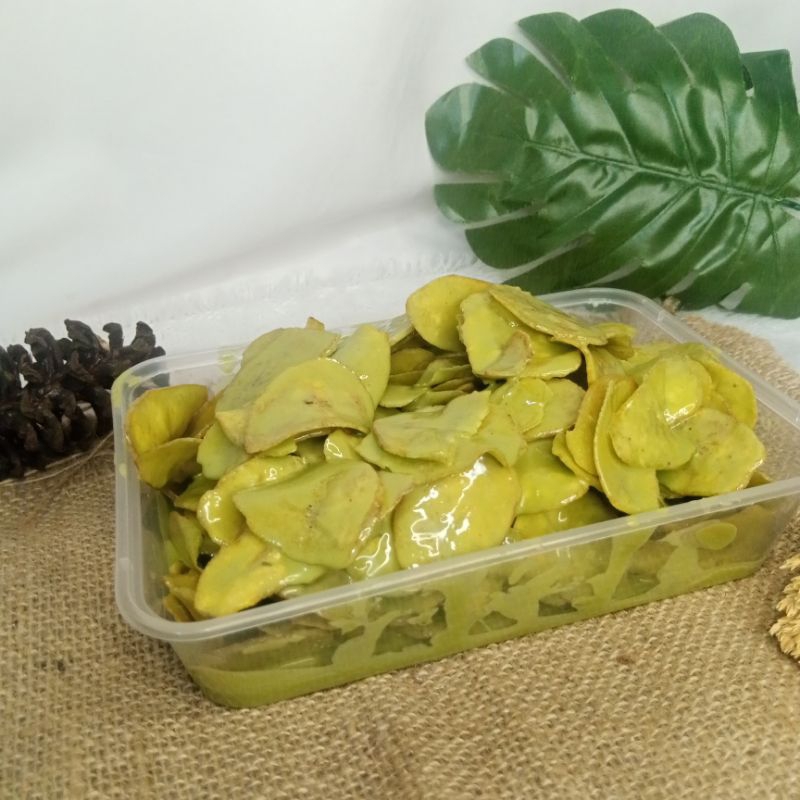 

keripik pisang lumer premium rasa greentea kemasan thinwall 500ml 150gram