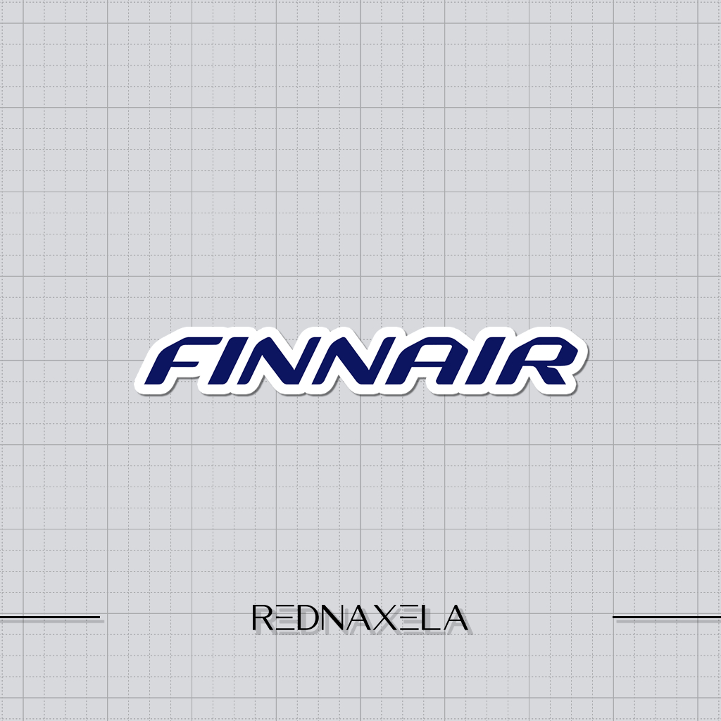 

Stiker Vinyl Finnair Airlines Stiker Koper Outdoor Sticker