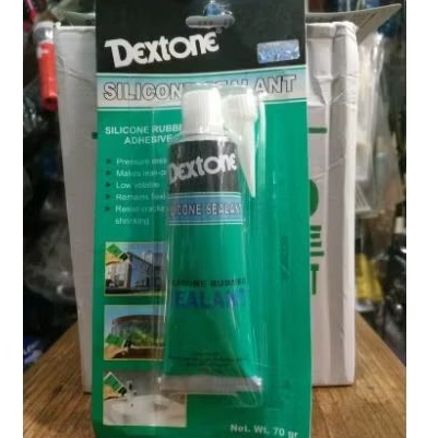 Lem Dextone Silicone / Lem Kaca Bening / Sealent Lem Kaca