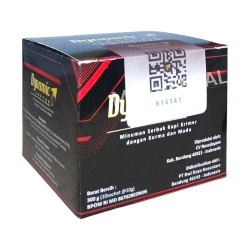 

DYNAMIC COFFEE 1 BOX ISI 10 SACHET ORIGINAL KEMASAN TERBARU